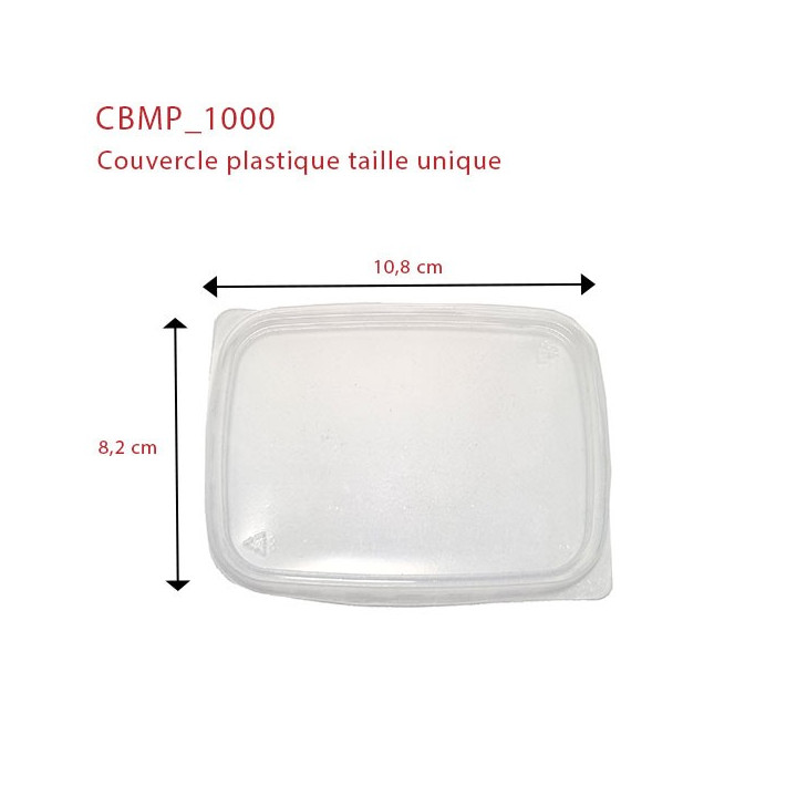 Couvercle barquette plastique dimensions