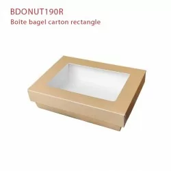 miniature Boîte carton Fenêtre kraft Rectangle