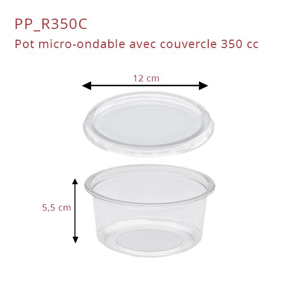 zoom Pot micro-ondable rond