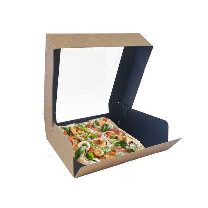 boite donut carton fenêtre