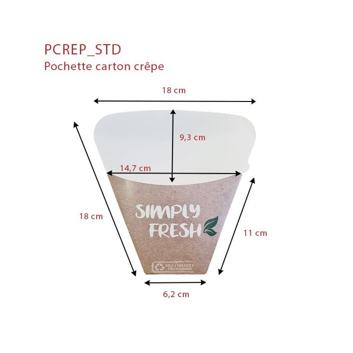 pochette carton crêpe