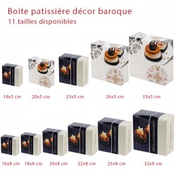 miniature Boîte Pâtissière Baroque