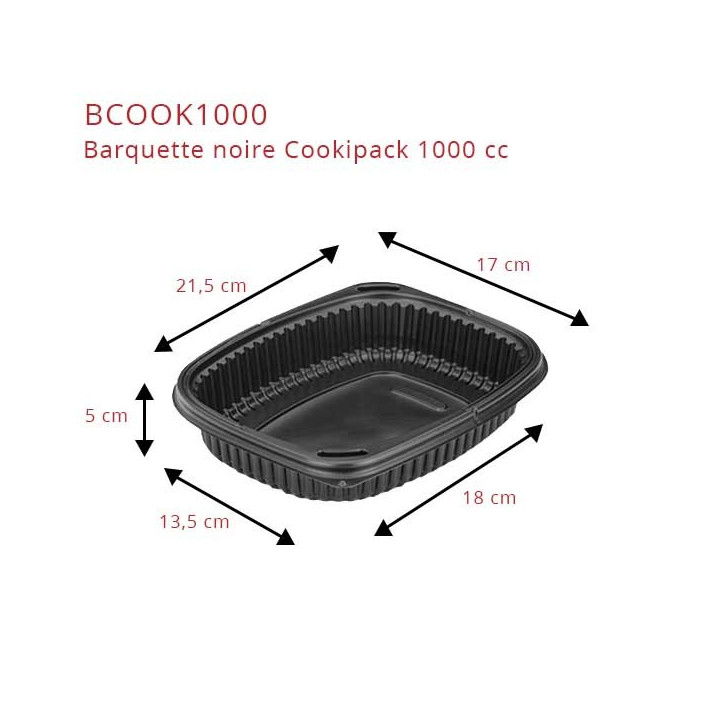 Barquette plastique 1000