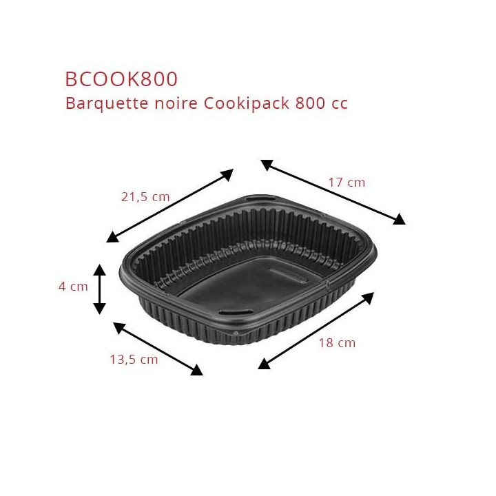 Barquette plastique 800