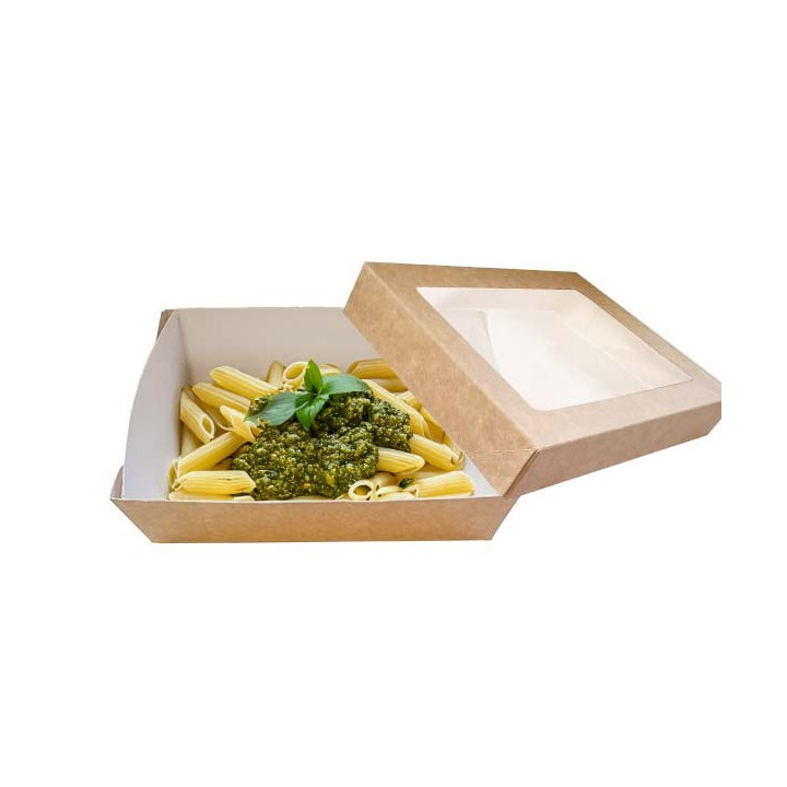 Boite Bagel Carton Rectangle ouverte