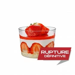 MATANA 48 Verrines en Plastique pour Fêtes, Buffets (Carrés, 225ml