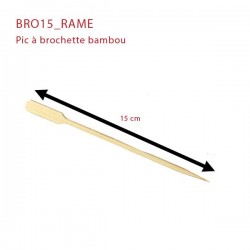 miniature Pic Brochette rame en bambou