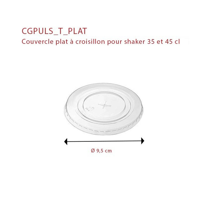 Couvercle plat à croisilon