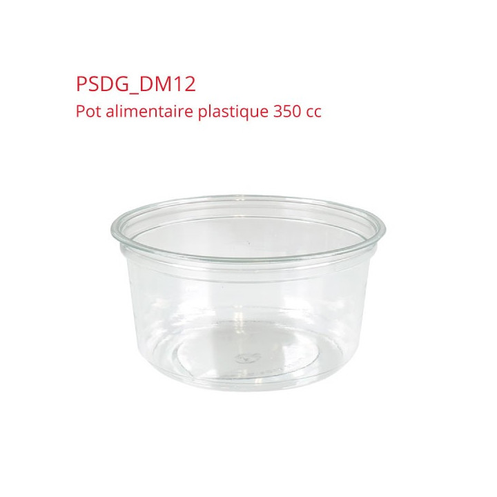 Pot rond plastique 350 cc