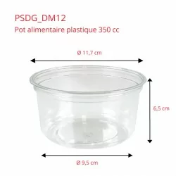 miniature Pot rond alimentaire