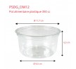Pot rond alimentaire