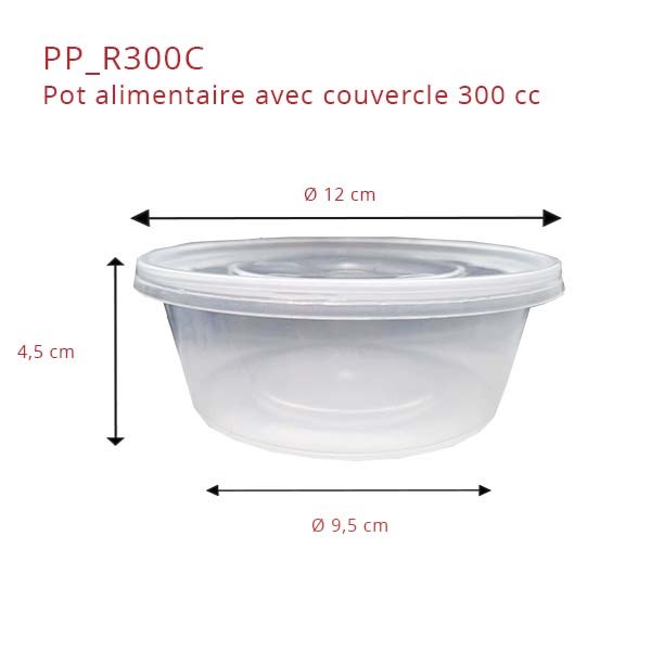 zoom Pot micro-ondable rond
