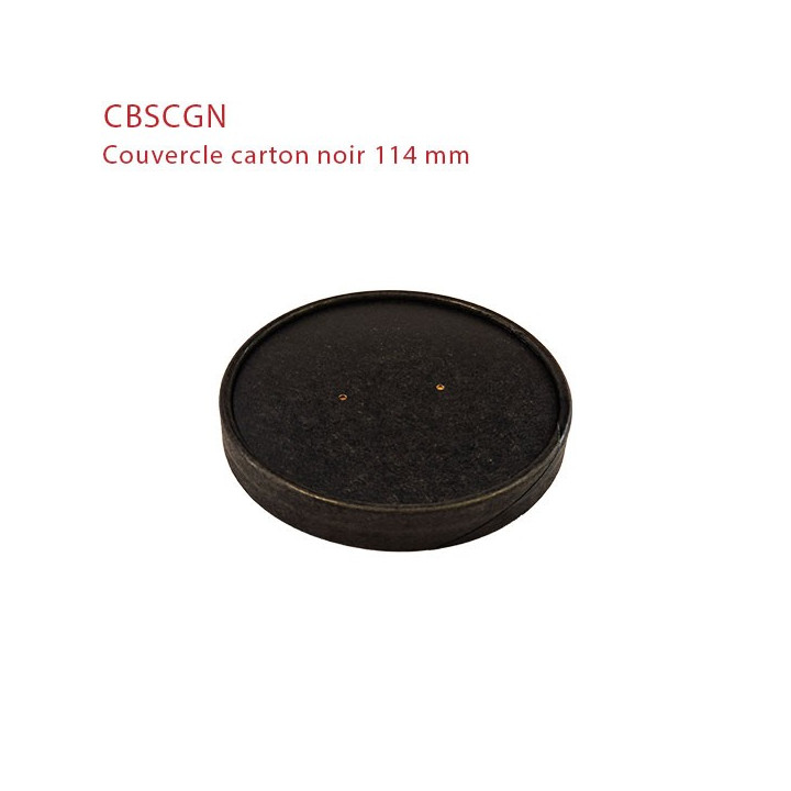 couvercle carton noir