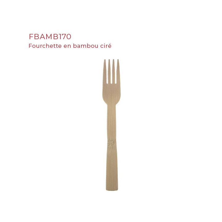 fourchette bambou ciré