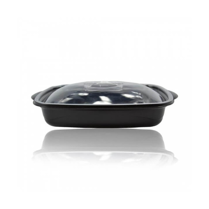 Barquette  noire + couvercle