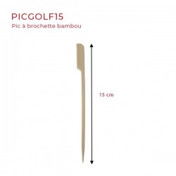 miniature Pic Brochette rame en bambou