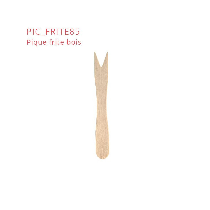 Pique frite en bois 85 mm