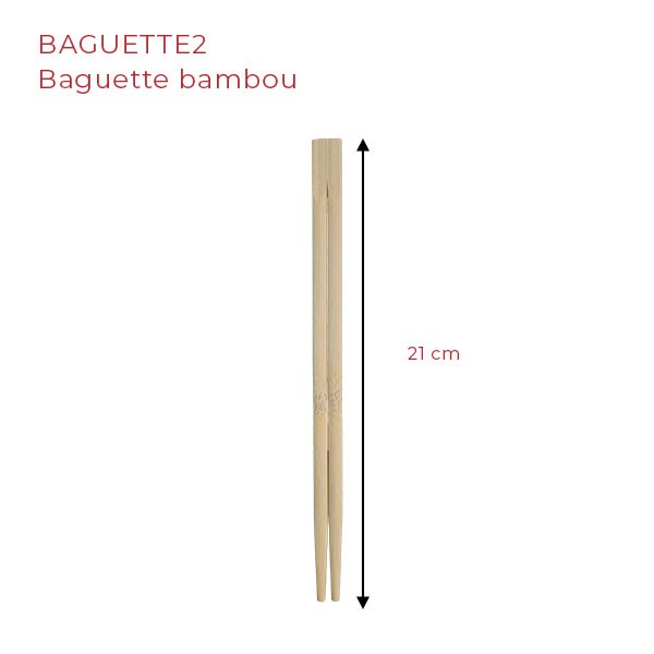 Baguettes Chinoises en Bambou