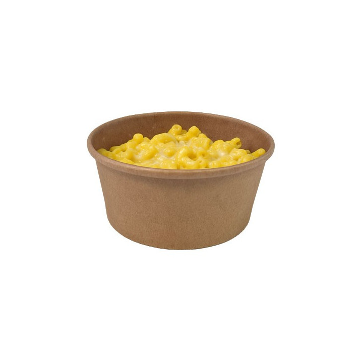 Pot en carton kraft brun pates