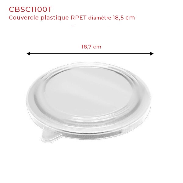 Bol carton rond 185mm