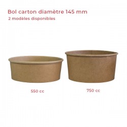 miniature Bol carton rond 145 mm