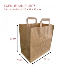 miniature Sac cabas kraft brun