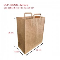 miniature Sac cabas kraft brun