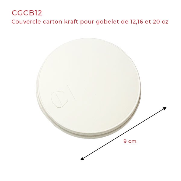 Gobelet carton blanc