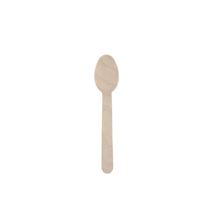 Cuillère à dessert en bois 140 mm
