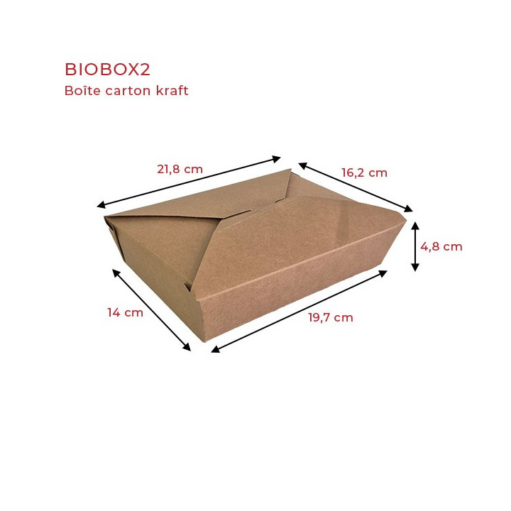 Boite BIOBOX2 en carton