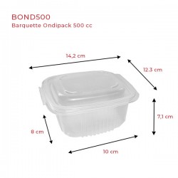 miniature Barquette plastique charnière Ondipack