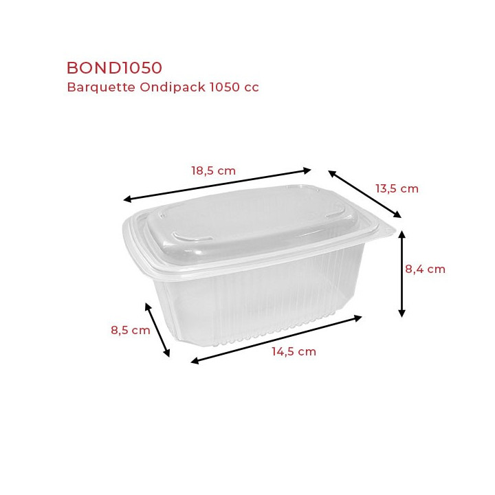 Barquette plastique Bond1050