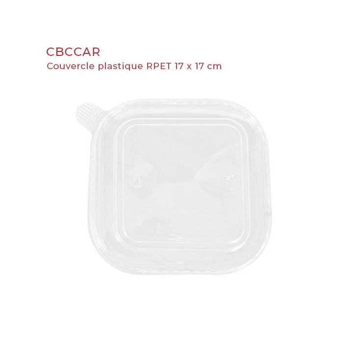 couvercle RPET carrée