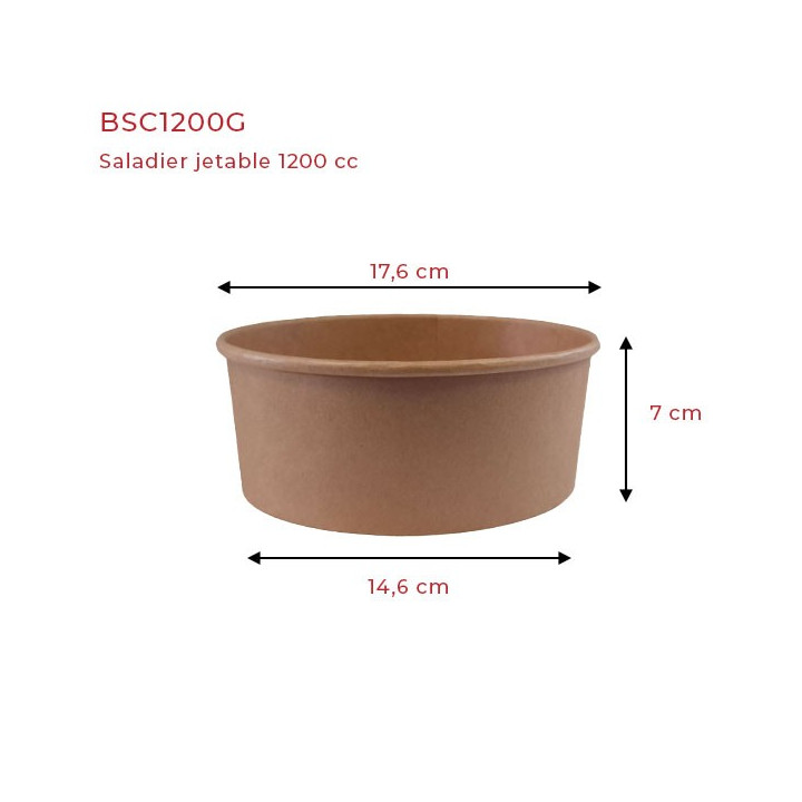 Bol salade dimensions