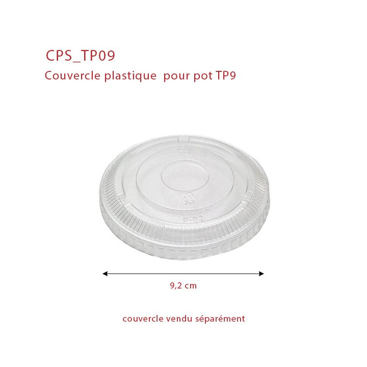 Couvercle plat sans trou
