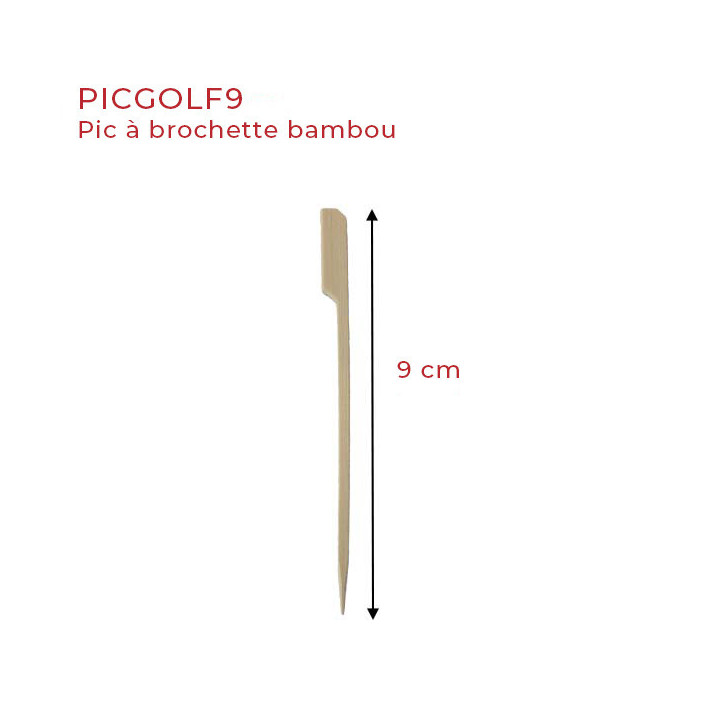 Pic Brochette rame en bambou - Le Bon Emballage