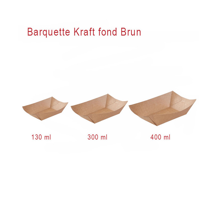 Barquette Carton Kraft - Le Bon Emballage