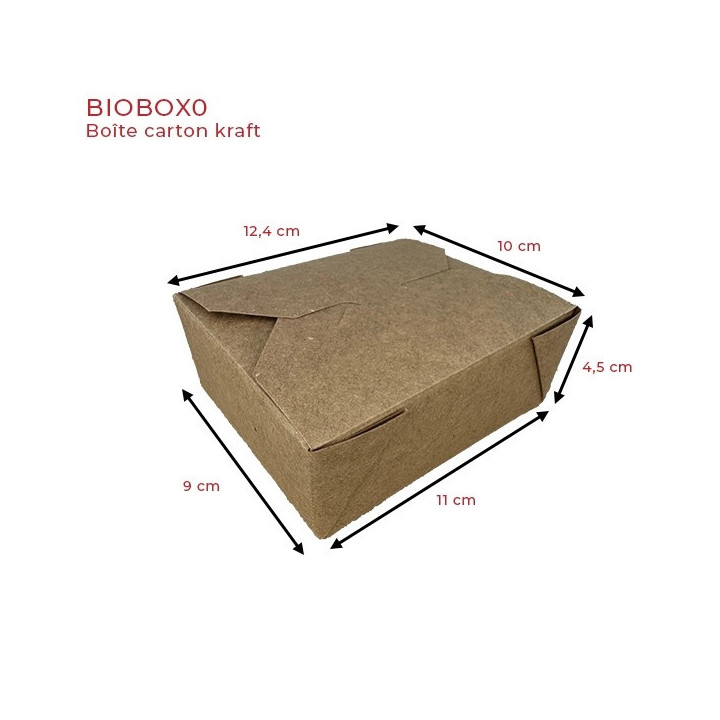Boite biobox en carton