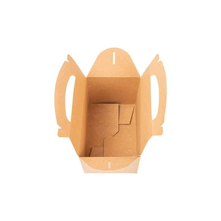 Box menu enfant kraft – Boîte repas enfant en carton brun