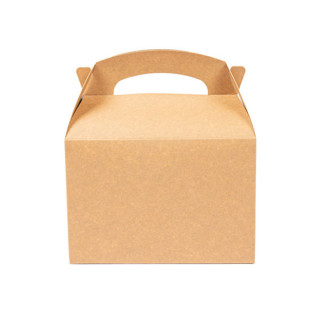 Box menu enfant kraft – Boîte repas enfant en carton brun
