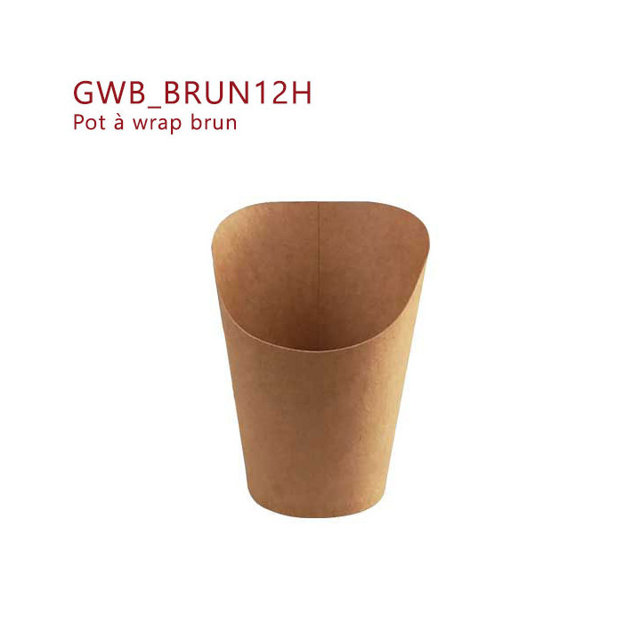 pot wrap brun