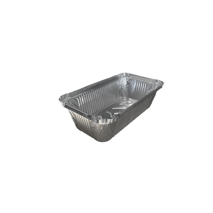 Petite barquette refermable Aluminium 670cc - neutre