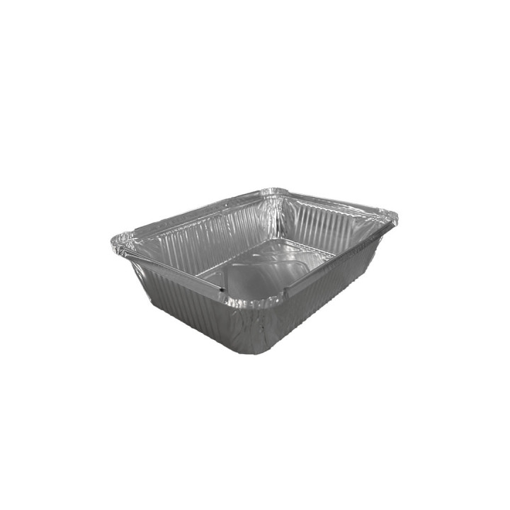 Petite barquette refermable Aluminium 1000cc - neutre
