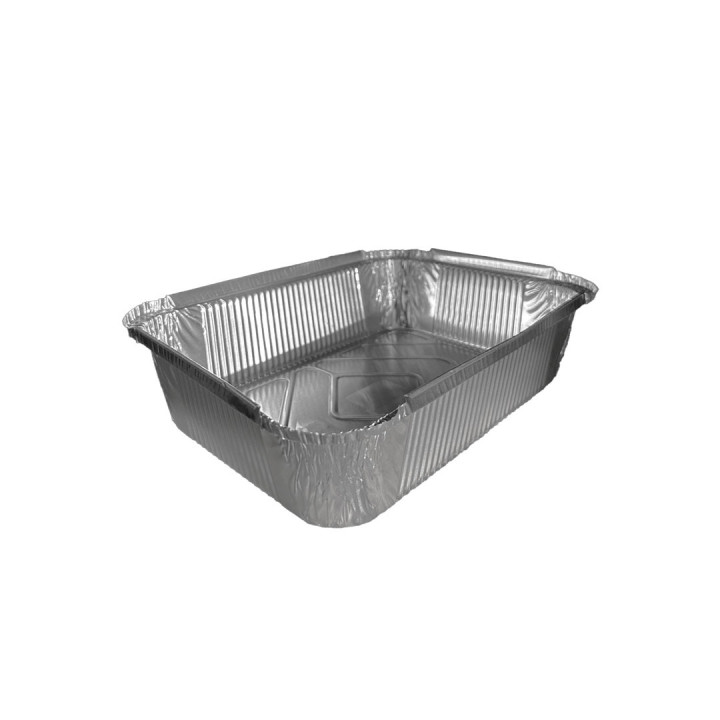 Petite barquette refermable Aluminium 2000cc - neutre