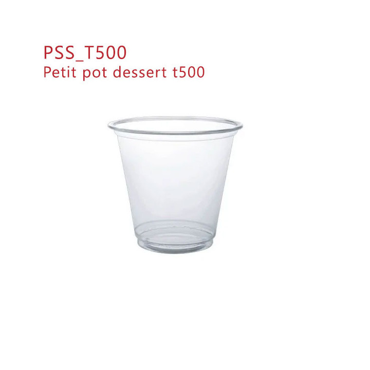 Pot dessert T500 - Le Bon Emballage Alimentaire Jetable