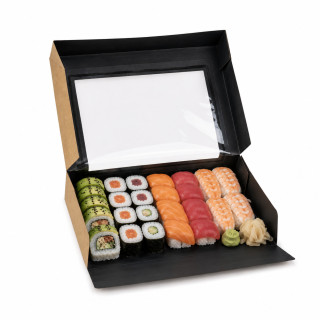 Barquette carton sushi