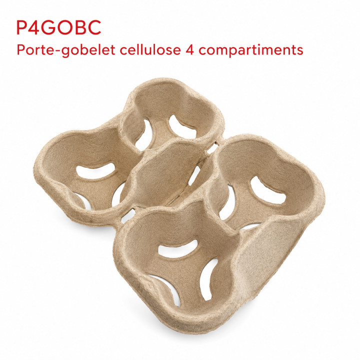 Porte-gobelet cellulose P4GOBC Vide
