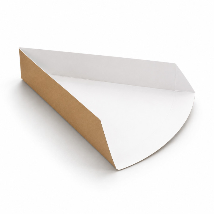 Étui part pizza en carton vide