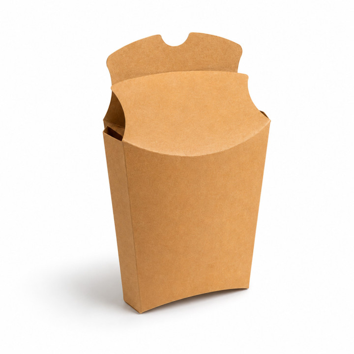 Pochette Frite Kraft Fermable 1