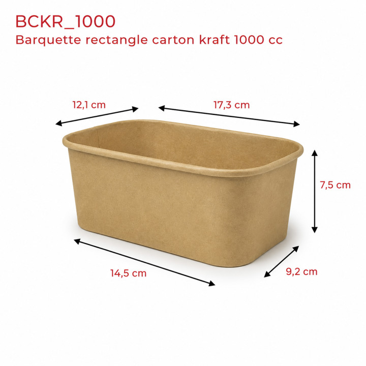 Barquette-rectangle-carton-kraft-1000-ml (dimensions)